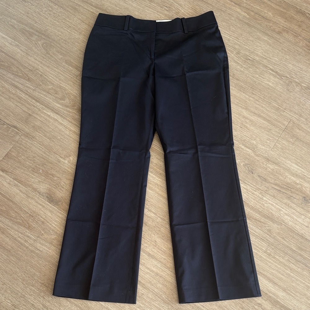 NWT- Ann Taylor Curvy Fit Navy Trousers